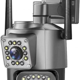 V380 Pro 4mp Çift Kameralı 4G Sim Kart Destekli Kamera (12v - Solar yok)